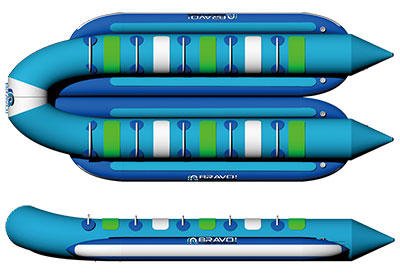 BRAVOバナナボート10人乗り