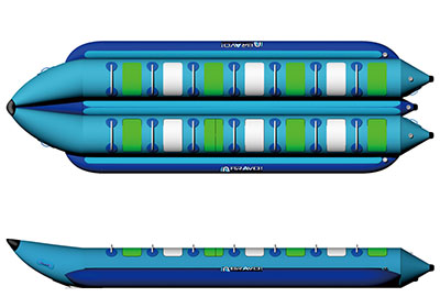 BRAVOバナナボート14人乗り