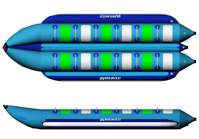 BRAVOバナナボート12人乗り