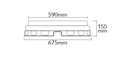 エアーベース640mm