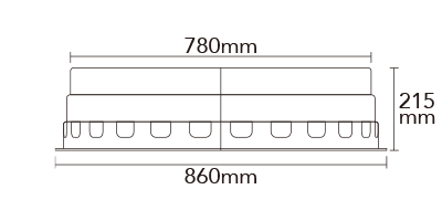 エアーベース800mm