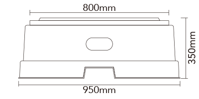 エアーベース800mm