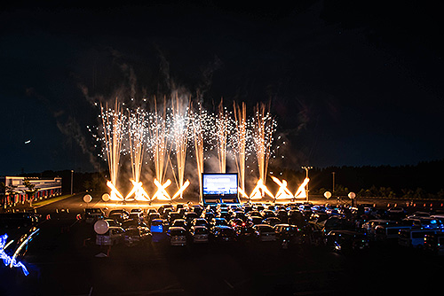 Drive in THEATER with HANABI